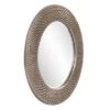 22" Round Bergman Decorative Wall Mirror Dark Silver - Howard Elliott -Finest Home Decoration GUEST adc56100 4f28 4175 889a b6c9fdc04ca2