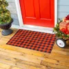 Evergreen Red And Black Buffalo Check Layering Mat 11.5 X 9.5 Inches Indoor And Outdoor Decor -Finest Home Decoration GUEST adce01cb 132f 49f7 a6a4 931769047c2c