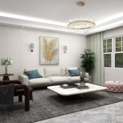 Canvas Leaf Framed Wall Art With Silver Frame Gold - CosmoLiving By Cosmopolitan -Finest Home Decoration GUEST adf2e58b c9f2 4f68 b492 e1fedecd3e89