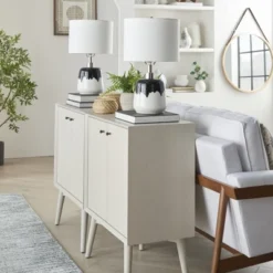 18" Black/White Abstract Splash Ceramic Table Lamp - Nourison 19 18" Black/White Abstract Splash Ceramic Table Lamp - Nourison -Finest Home Decoration GUEST adf65643 f809 4e6e 85f4 c64dcd56a91b