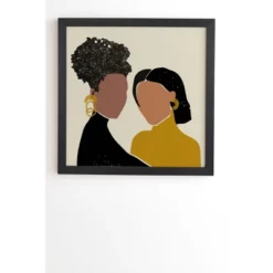Domonique Brown Black Love No. 1 Framed Wall Art Black - Deny Designs -Finest Home Decoration GUEST ae8bafc4 e631 44de 9cc6 a534e8fc65bc
