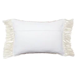 16"x24" Oversized Lumbar Throw Pillow Burgundy/Ivory - Jaipur Living