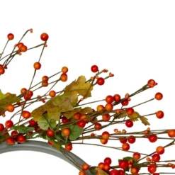 Northlight Orange Berries And Yellow Leaves Fall Harvest Artificial Wreath, 22" -Finest Home Decoration GUEST af4c873c ab90 4a14 98c2 02fd09bc62b8