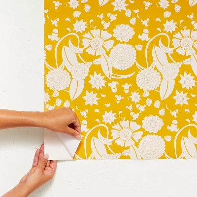 Idris Flower Wallpaper Pharaoh Gold - Opalhouse™ Designed With Jungalow™ 5 Idris Flower Wallpaper Pharaoh Gold - Opalhouse™ Designed With Jungalow™ - Image 3