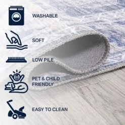 Alanya Ornate Medallion Washable Area Rug - JONATHAN Y -Finest Home Decoration GUEST afdd09c7 298e 4374 8d6a a7e162f1efc6