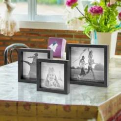 3pc Nesting Frame Set Black - Stonebriar Collection -Finest Home Decoration GUEST b0310ed8 9c3f 499d b5c0 74e640b32b48