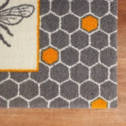 2'x3' ColorStar Bee Hex Door Mat Gray - Bungalow Flooring 11 2'x3' ColorStar Bee Hex Door Mat Gray - Bungalow Flooring -Finest Home Decoration GUEST b0b5709c 77e5 4aa7 a57d 80ab6c1acc99