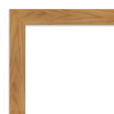 28" X 64" Non-Beveled Carlisle Blonde Wood Full Length Floor Leaner Mirror - Amanti Art 4 28" X 64" Non-Beveled Carlisle Blonde Wood Full Length Floor Leaner Mirror - Amanti Art - Image 2