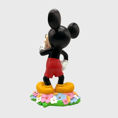 Disney 18" Mickey Mouse With Flowers Resin Statue 4 Disney 18" Mickey Mouse With Flowers Resin Statue - Image 2