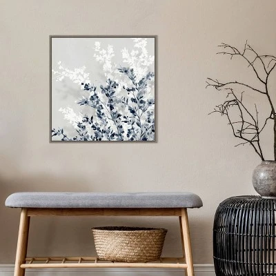 22" X 22" Blue Spring I By Isabelle Z Framed Canvas Wall Art Gray Wash - Amanti Art 9 22" X 22" Blue Spring I By Isabelle Z Framed Canvas Wall Art Gray Wash - Amanti Art - Image 7