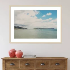 42" X 30" The Beautiful English Channel By Laura Evans Framed Wall Art Print Light Brown - Amanti Art -Finest Home Decoration GUEST b2248516 e390 4103 a6ba 86bb7f771670
