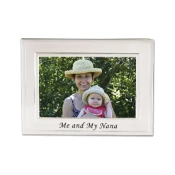 Lawrence Frames Brushed Metal 4x6 Me And My Nana Picture Frame - Sentiments Collection 508264