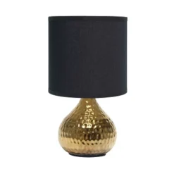 Hammered Drip Mini Table Lamp With Fabric Shade - Simple Designs -Finest Home Decoration GUEST b3b5d7ef ff3f 45d5 bc2c 3eea7f04bbb8