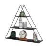 Honey-Can-Do Triangle Metal Wall Shelf Black -Finest Home Decoration GUEST b4235c11 08b7 4a66 9509 cffb846234f8