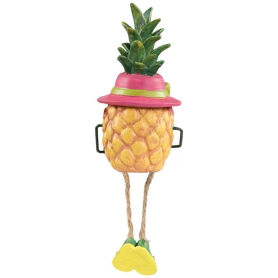 Northlight 6.25" Tropical Girl Pineapple With Cocktail Outdoor Garden Statue 6 Northlight 6.25" Tropical Girl Pineapple With Cocktail Outdoor Garden Statue - Image 4