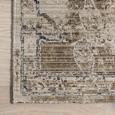 NuLOOM Zenni Vintage Floral Indoor/Outdoor Machine Washable Area Rug 6 NuLOOM Zenni Vintage Floral Indoor/Outdoor Machine Washable Area Rug - Image 4