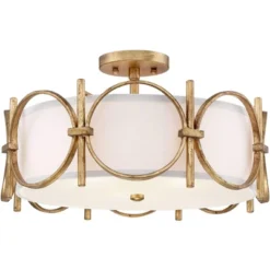 Barnes And Ivy Francis Mid Century Modern Ceiling Light Semi Flush Mount Fixture 18 1/4" Wide Gold 3-Light White Fabric Drum Shade For Bedroom Kitchen 10 Barnes And Ivy Francis Mid Century Modern Ceiling Light Semi Flush Mount Fixture 18 1/4" Wide Gold 3-Light White Fabric Drum Shade For Bedroom Kitchen -Finest Home Decoration GUEST b6b6027c 9a31 49e7 844f dd8fa6f4e2bb