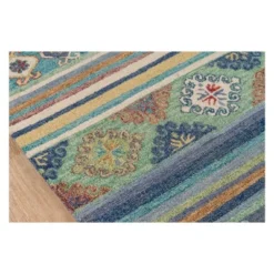 2'x3' Fair Isle Design Tufted Accent Rug Blue - Momeni -Finest Home Decoration GUEST b776217d 12c7 4d99 a0db b07766b49a83