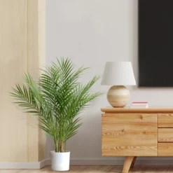 Forever Leaf 30" Artificial Palm Tree In Black Pot, Indoor Artificial Plant For Home Decor 14 Forever Leaf 30" Artificial Palm Tree In Black Pot, Indoor Artificial Plant For Home Decor -Finest Home Decoration GUEST b7c6ec7e 0fe1 4b45 b521 eceb4a79d5bf