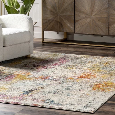 NuLOOM Cézanne Colorful Abstract Area Rug 10 NuLOOM Cézanne Colorful Abstract Area Rug - Image 8