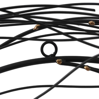 LuxenHome Black Metal Windy Tree Wall Decor 9 LuxenHome Black Metal Windy Tree Wall Decor - Image 7