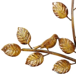 Traditional Metal Tree Indoor Outdoor Wall Decor With Leaves Brown - Olivia & May -Finest Home Decoration GUEST b982fd49 e074 4b53 b3ef b26c22312eb3