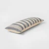 Oversized Oblong Woven Stripe Throw Pillow Gray - Threshold™ -Finest Home Decoration GUEST b997a11e 2e49 48cf af92 9651d928df85
