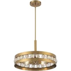 Stiffel Artyom Warm Gold Ring Pendant Chandelier 21 1/2" Wide Modern Clear Crystal Balls 4-Light Fixture For Dining Room House Foyer Kitchen Island 15 Stiffel Artyom Warm Gold Ring Pendant Chandelier 21 1/2" Wide Modern Clear Crystal Balls 4-Light Fixture For Dining Room House Foyer Kitchen Island -Finest Home Decoration GUEST b9a9ec19 f81d 414c af15 6e14349f70a2