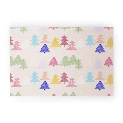 Showmemars Xmas Forrest Pattern Looped Vinyl Welcome Mat - Society6 -Finest Home Decoration GUEST b9bf29ff 2e67 4c49 9e50 fdc0f3cbc583