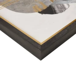 Auric Beam Abstract Foil Framed Embellished Wall Canvas Gold/Black - Madison Park -Finest Home Decoration GUEST baff0a2e 75fe 4d4d b657 c26fc774ba04