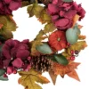 Northlight Orange And Burgundy Fall Harvest Artificial Floral And Pinecone Wreath, 22-Inch -Finest Home Decoration GUEST bbef1e11 17fe 459d 9d5a 1b171cfc91a7