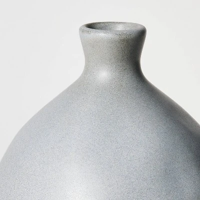 Ceramic Slate Vase Gray - Threshold™ Designed With Studio McGee 3 Ceramic Slate Vase Gray - Threshold™ Designed With Studio McGee - Image 2