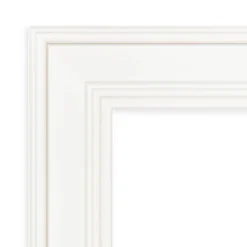 44" X 33" Non-Beveled Ridge White Wall Mirror - Amanti Art 11 44" X 33" Non-Beveled Ridge White Wall Mirror - Amanti Art -Finest Home Decoration GUEST bdd28f25 8e31 4d2c 9cb2 b388c452645a 1