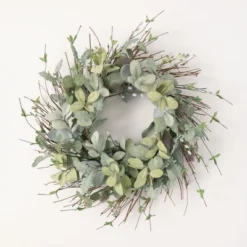 Sullivans Artificial Lambs Ear Willow Thistle Wreath 11 Sullivans Artificial Lambs Ear Willow Thistle Wreath -Finest Home Decoration GUEST bf8b6c9b c62a 4712 9d24 f315253db672