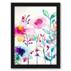 Jeweel Toned Watercolors By Hope Bainbridge - Modern 8 Piece Black Framed Art Set - Americanflat -Finest Home Decoration GUEST bfd85ec3 c02e 4aaa 914f 425ab131da74