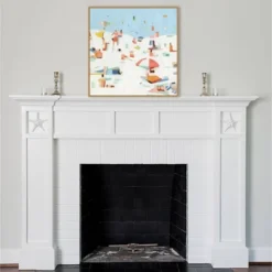 30" X 30" Summer Confetti III By Emma Scarvey Framed Canvas Wall Art Print - Amanti Art -Finest Home Decoration GUEST bfe12af3 78c2 463e 875d eff8a3beb2c6