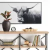 47" X 24" Highland Cow Framed Canvas - Threshold™ -Finest Home Decoration GUEST c05618ba a929 49e1 8638 f2e7e30397ac