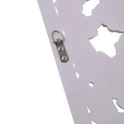 (Set Of 2) 15.5" X 31.5" Botanical Wood Carved Wall Panel White -Finest Home Decoration GUEST c18b01ba 236c 4ff8 b58b 6cfc90c51883