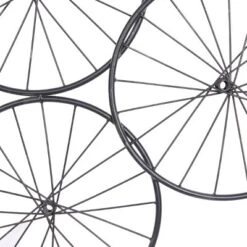 Metal Bike Wheels Wall Decor With Black Frame Black - Olivia & May -Finest Home Decoration GUEST c239eb92 74b9 410f af16 b8d3058450a8