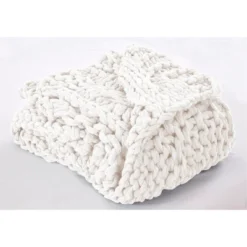 Modern Threads Chunky Knit Throw, 50 X 60, Reina. -Finest Home Decoration GUEST c3a91c63 0e0f 4c50 9ae8 b492a688a551