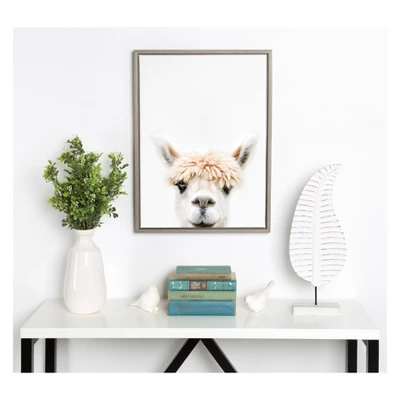 18" X 24" Sylvie Alpaca Bangs Canvas Wall Art By Amy Peterson Gray - Kate And Laurel 6 18" X 24" Sylvie Alpaca Bangs Canvas Wall Art By Amy Peterson Gray - Kate And Laurel - Image 4