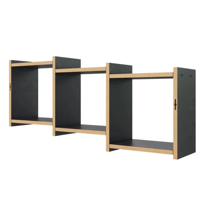 35.5" X 16.3" Connected Three Cube Wall Shelf - Danya B. 6 35.5" X 16.3" Connected Three Cube Wall Shelf - Danya B. - Image 4