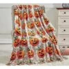 Kate Aurora Halloween Happy Jack O' Lantern Pumpkins Ultra Plush Accent Fleece Throw Blanket - 50 In. X 60 In. -Finest Home Decoration GUEST c61a61b3 817e 49f2 894c 95ef5fdf2d35