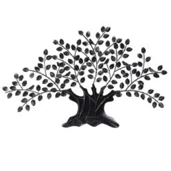 Traditional Metal Tree Indoor Outdoor Wall Decor With Leaves Brown - Olivia & May -Finest Home Decoration GUEST c63fa50f 522e 45db be7d 3f0dc8c7695f