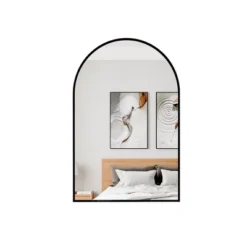Alani Contemporary 36*24 Arched Wall Mirror,Arch-shaped Wall Mirror With Aluminum Alloy Frame- The Pop Home -Finest Home Decoration GUEST c68fd1fe 1498 4146 b915 9c8f7798366b