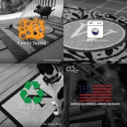 2'x3' ColorStar Bee Hex Door Mat Gray - Bungalow Flooring 15 2'x3' ColorStar Bee Hex Door Mat Gray - Bungalow Flooring -Finest Home Decoration GUEST c6b6a7a9 4eb4 46e4 adb5 94b131214201