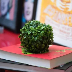 Vickerman 5" Artificial Mini Button Leaf Ball UV, Set Of 4 -Finest Home Decoration GUEST c71b53ba 248a 425f aa7e 0e93af02094a