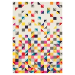 Takisha Triangle Area Rug White - NuLOOM -Finest Home Decoration GUEST ca5fbfe0 d7a1 488c a1f3 7d628c5284b3