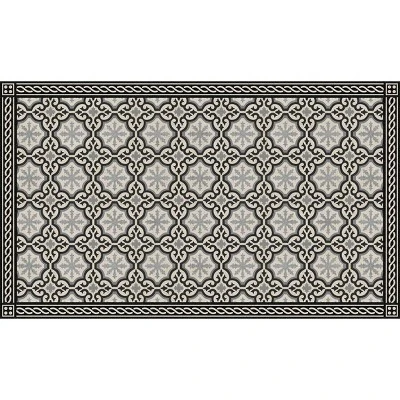 FlorArt Chelsea Noir Low Profile Easy Clean Kitchen Mat Black/Gray - Bungalow Flooring 8 FlorArt Chelsea Noir Low Profile Easy Clean Kitchen Mat Black/Gray - Bungalow Flooring - Image 6