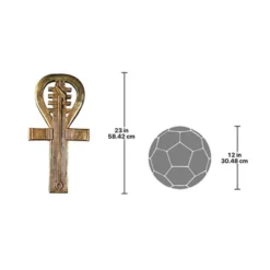 Design Toscano The Ancient Ankh, Egyptian Symbol Of Life Wall Sculpture -Finest Home Decoration GUEST cce12abb 4158 4005 ad69 41189ea62892
